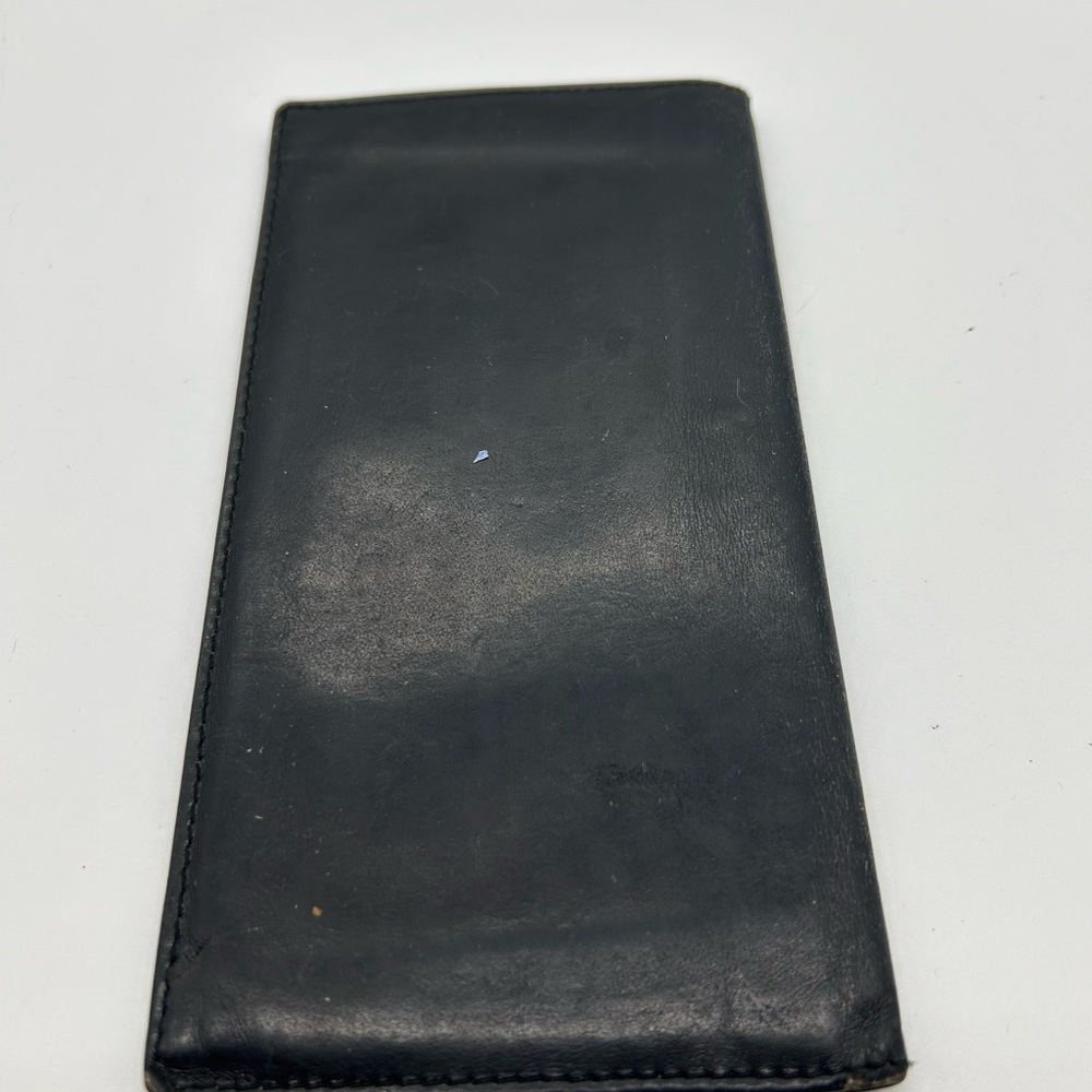 Yes Saint LAURENT long bi fold black leather wallet - Picture 2 of 6